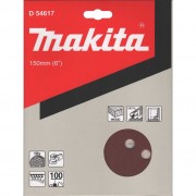 Makita D-54617 Диск шлифовальный 15 отверстий коричневый 150мм A100 10шт